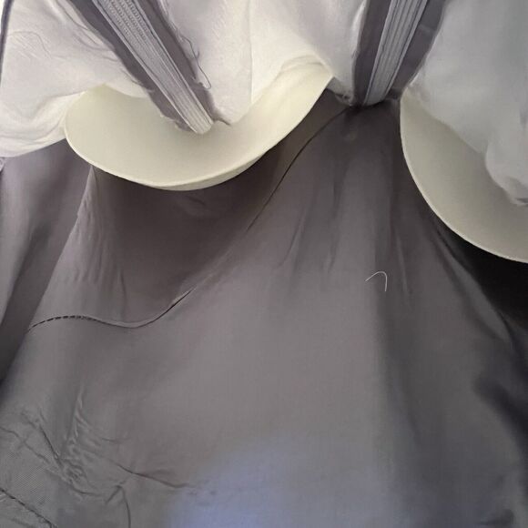 Adrianna Papell Infinity Dress Size 2 Strapless Tulle Convertible Gown in Slate - Picture 10 of 10